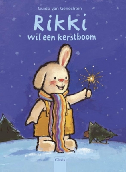 Cover Rikki wil een kerstboom van Guido van Genechten