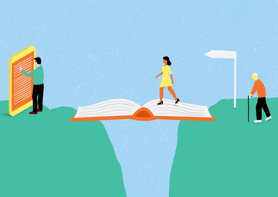 Illustratie e-inclusie