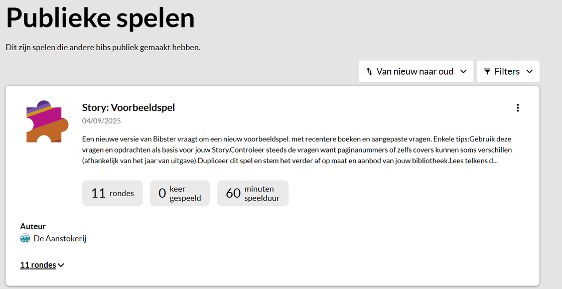 Screenshot van Bibster