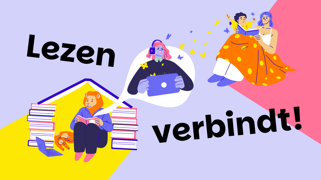 Campagnebeeld Lezen Verbindt - illustratie