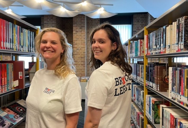 Marilynne en Audrey van bib Brugge en Brugge Leest