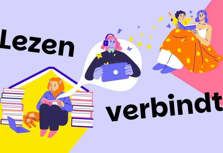 Campagnebeeld Lezen Verbindt - illustratie